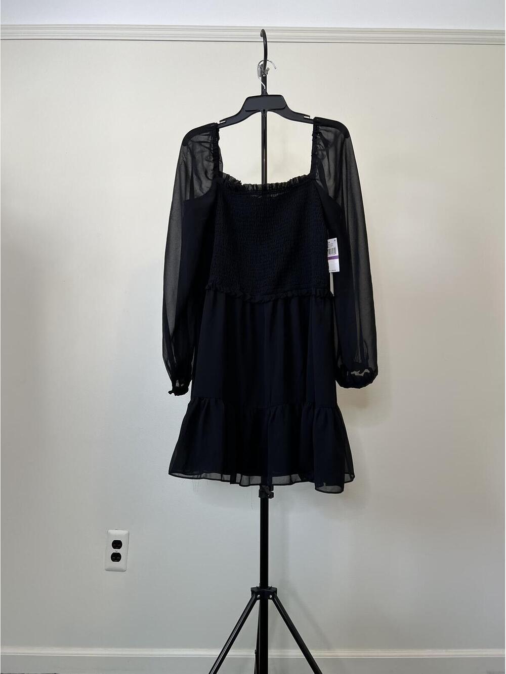 1.STATE Smocked Mini Dress